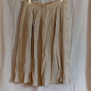 Size 18/20 beige mid-length skirt